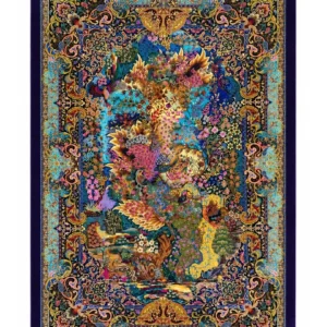 Кумский ковёр ручной работы «Сад Рая» 100×157 см